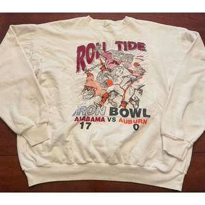 Vintage 1992 Iron Bowl Alabama Auburn Sweatshirt